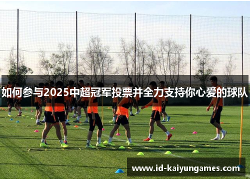 如何参与2025中超冠军投票并全力支持你心爱的球队 如何参与2025中超冠军投票并全力支持你心爱的球队