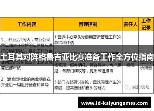 土耳其对阵格鲁吉亚比赛准备工作全方位指南