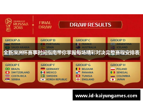 全新澳洲杯赛事时间指南带你掌握每场精彩对决完整赛程安排表 全新澳洲杯赛事时间指南带你掌握每场精彩对决完整赛程安排表