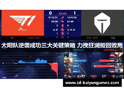 太阳队逆袭成功三大关键策略 力挽狂澜扳回败局